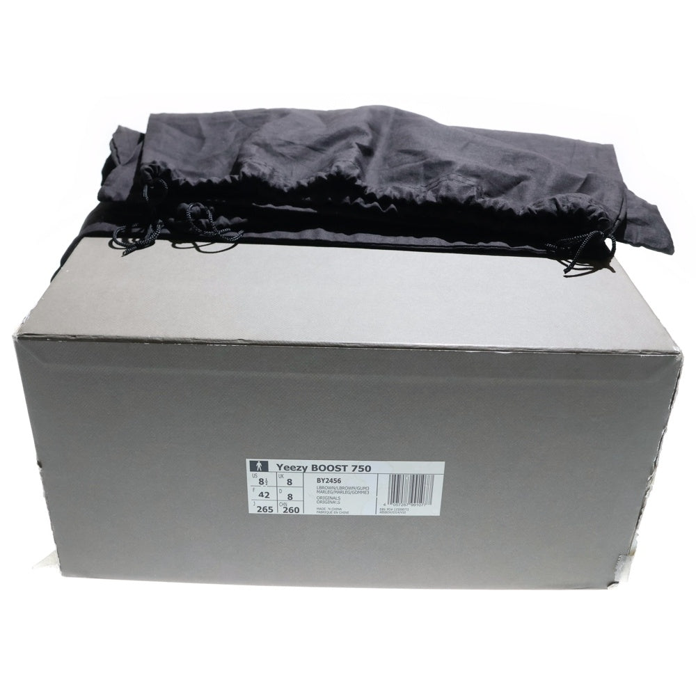 adidas(アディダス) YEEZY BOOST 750 LIGHT BROWN GUM CHOCOLATE BY2456 イージーブースト750 チョコレート ハイカットスニーカー ブラウン US8.5/26.5cm