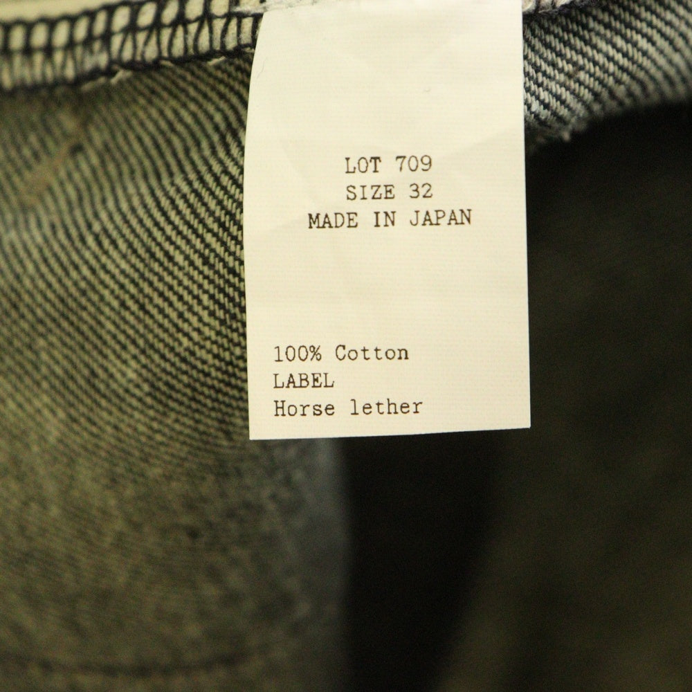 NO BRAND(ノーブランド) LOT 709 Modified Denim Work Trousers ジップフライ ワークデニムパンツ インディゴ