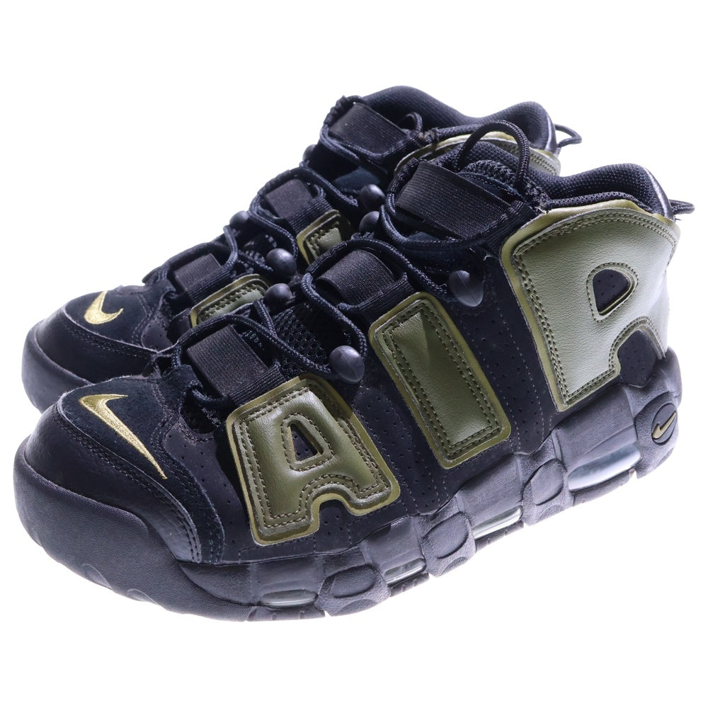 NIKE(ナイキ) AIR MORE UPTEMPO 96 Rough Green エアモアアップテンポ ラフグリーン ハイカットスニーカーシューズ カーキ/ブラック US9.5/27.5cm DH8011-001