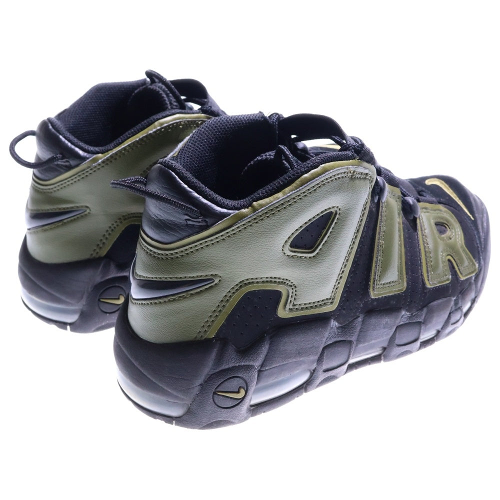 NIKE(ナイキ) AIR MORE UPTEMPO 96 Rough Green エアモアアップテンポ ラフグリーン ハイカットスニーカーシューズ カーキ/ブラック US9.5/27.5cm DH8011-001