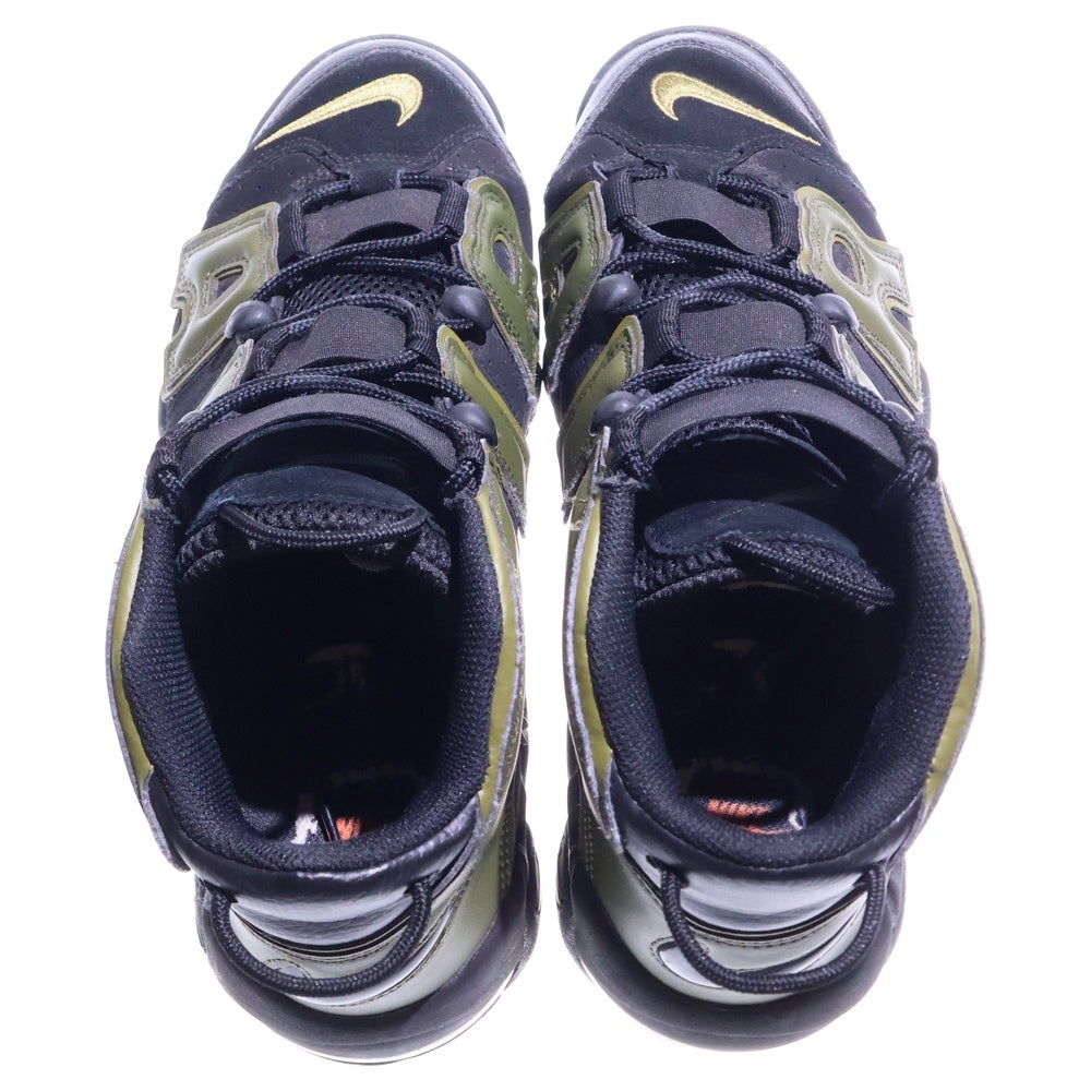 NIKE(ナイキ) AIR MORE UPTEMPO 96 Rough Green エアモアアップテンポ ラフグリーン ハイカットスニーカーシューズ カーキ/ブラック US9.5/27.5cm DH8011-001