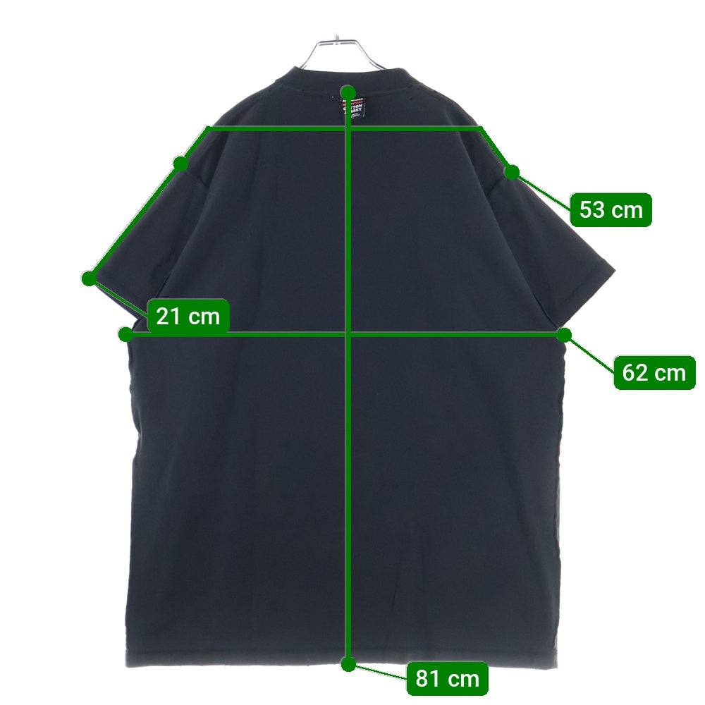 BALENCIAGA(バレンシアガ) インサイドアウト クルーネック半袖Tシャツ カットソー ブラック 787358 TMVF6