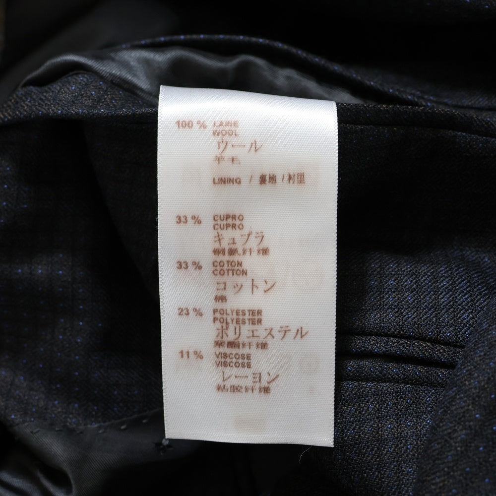 LOUIS VUITTON(ルイヴィトン) 14AW ダブルテーラードジャケット スラックスパンツ セットアップスーツ ネイビー RM142F H6CA1EWZA