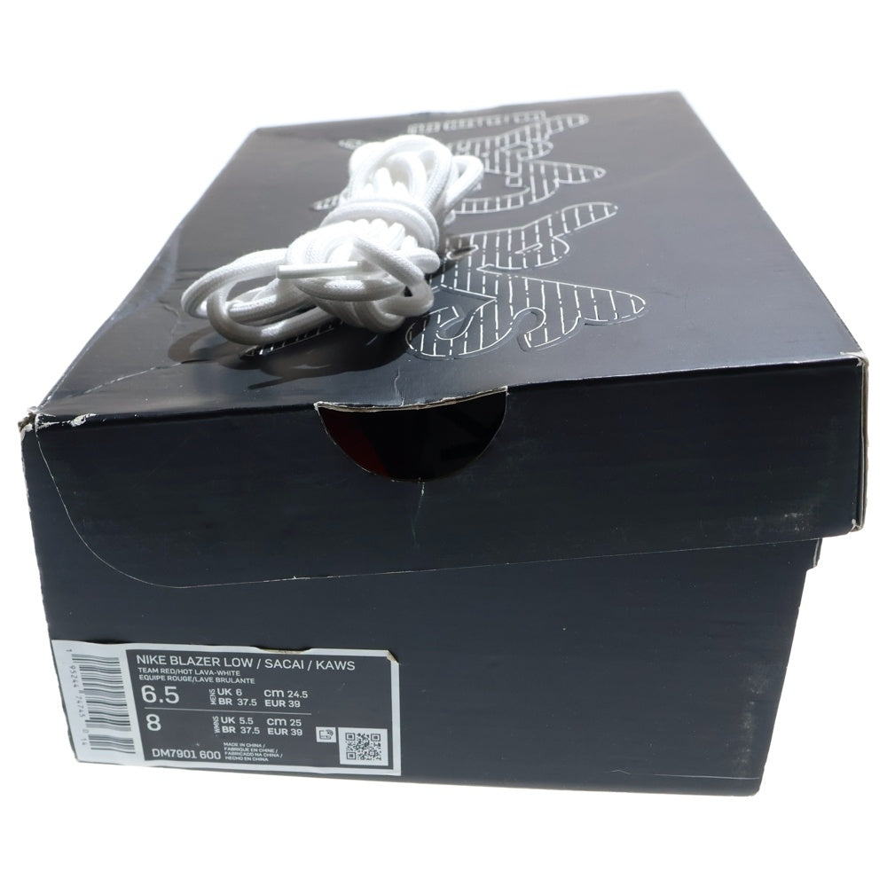 NIKE(ナイキ) ×sacai × KAWS BLAZER LOW TEAM RED サカイ カウズ ブレーザー チームレッド ローカットスニーカー マルチ US6.5/24.5cm DM7901-600
