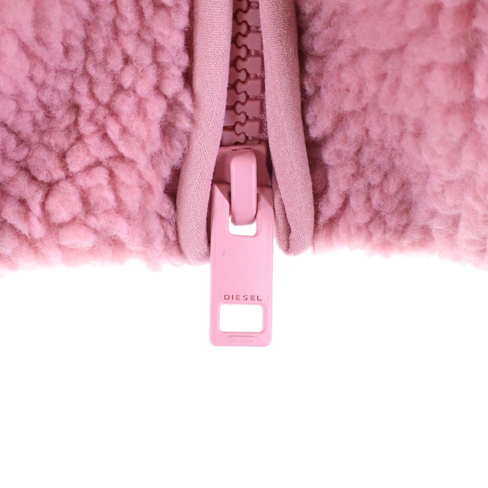 DIESEL(ディーゼル) Boa blouson ボアブルゾン フリースジャケット ピンク