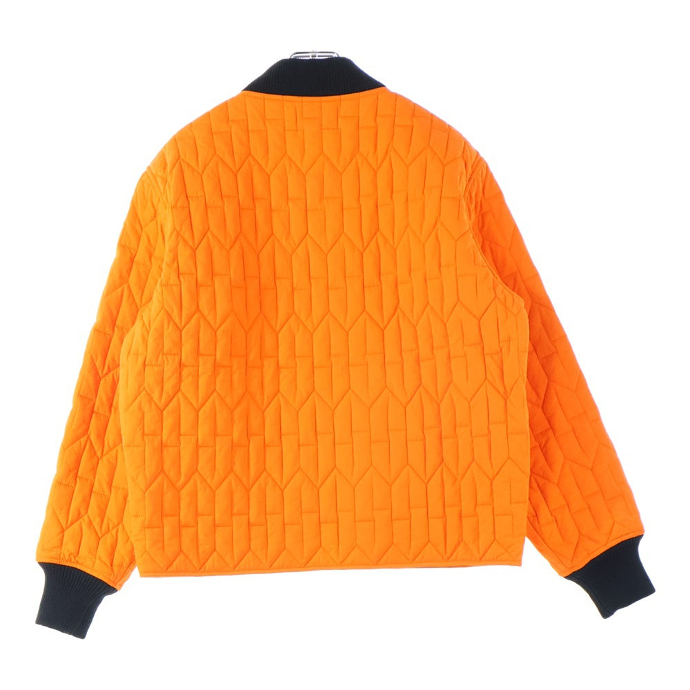 STUSSY(ステューシー) 22AW QUILTED LINER JACKET キルティング ナイロンジャケット オレンジ