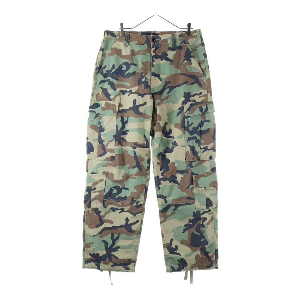 STUSSY(ステューシー) カモ柄 Ripstop Surplus Cargo Pant リップストップ サープラス カーゴパンツ カーキ 116586