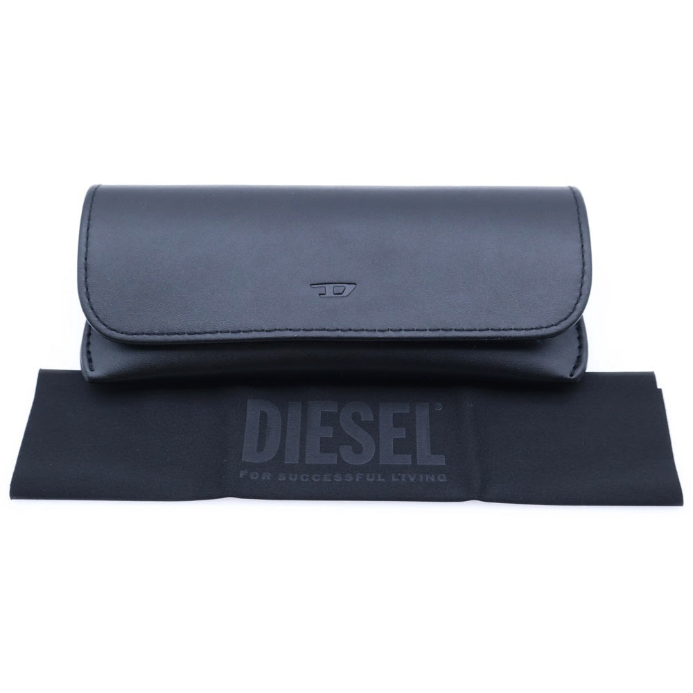 DIESEL(ディーゼル) アイウェア スクエアサングラス ブラック/シルバー DL2002