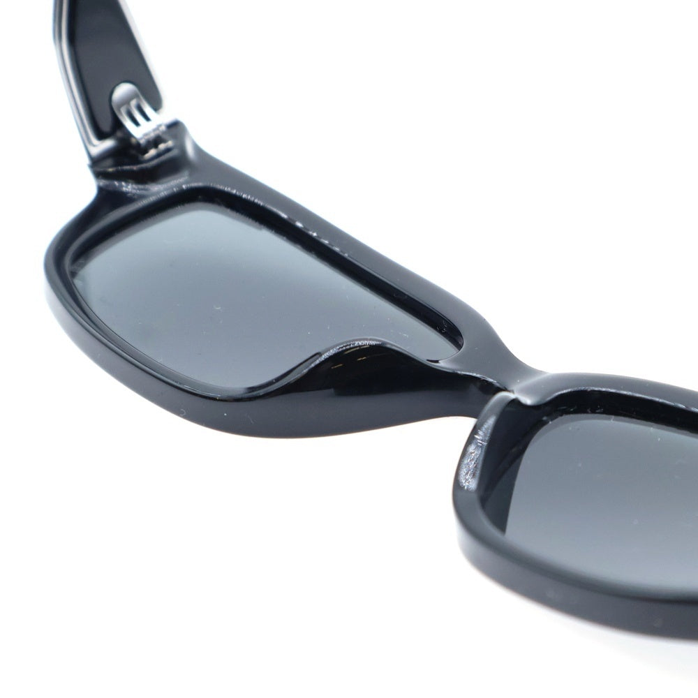 DIESEL(ディーゼル) アイウェア スクエアサングラス ブラック/シルバー DL2002