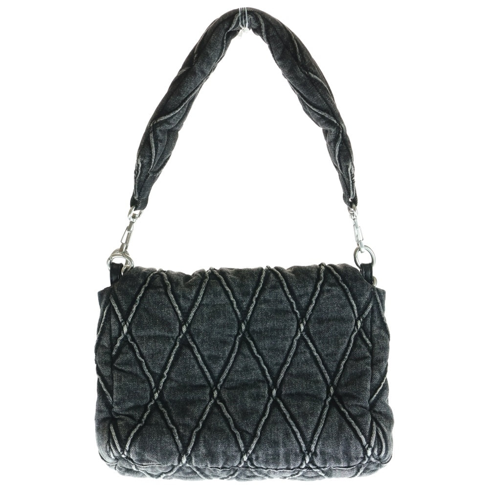 DIESEL(ディーゼル) CHARM-D SHOULDER デニムチェーンロゴ バッグ