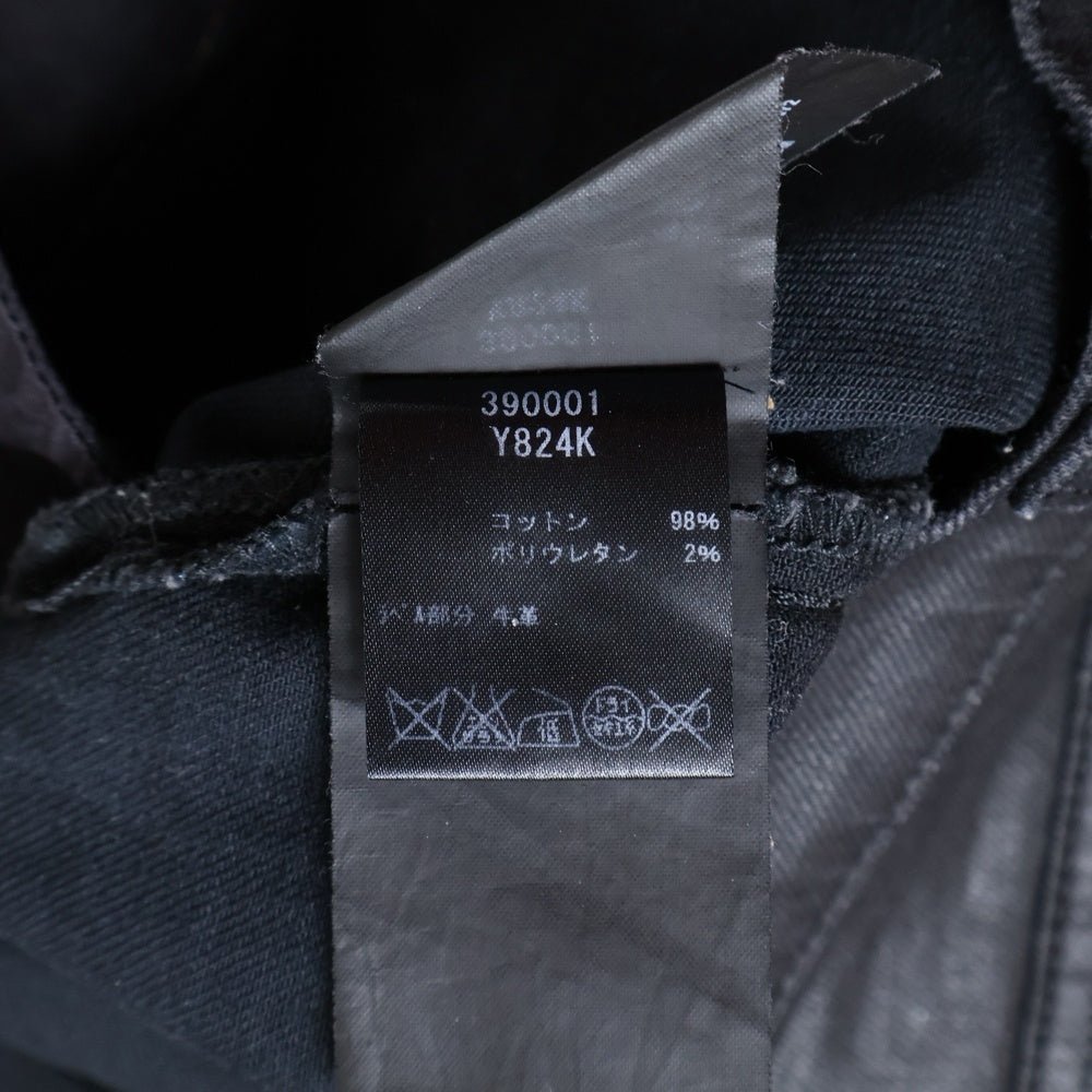 SAINT LAURENT PARIS(サンローランパリ) 5ポケット ストレートデニムパンツ ブラック 390001 Y824K