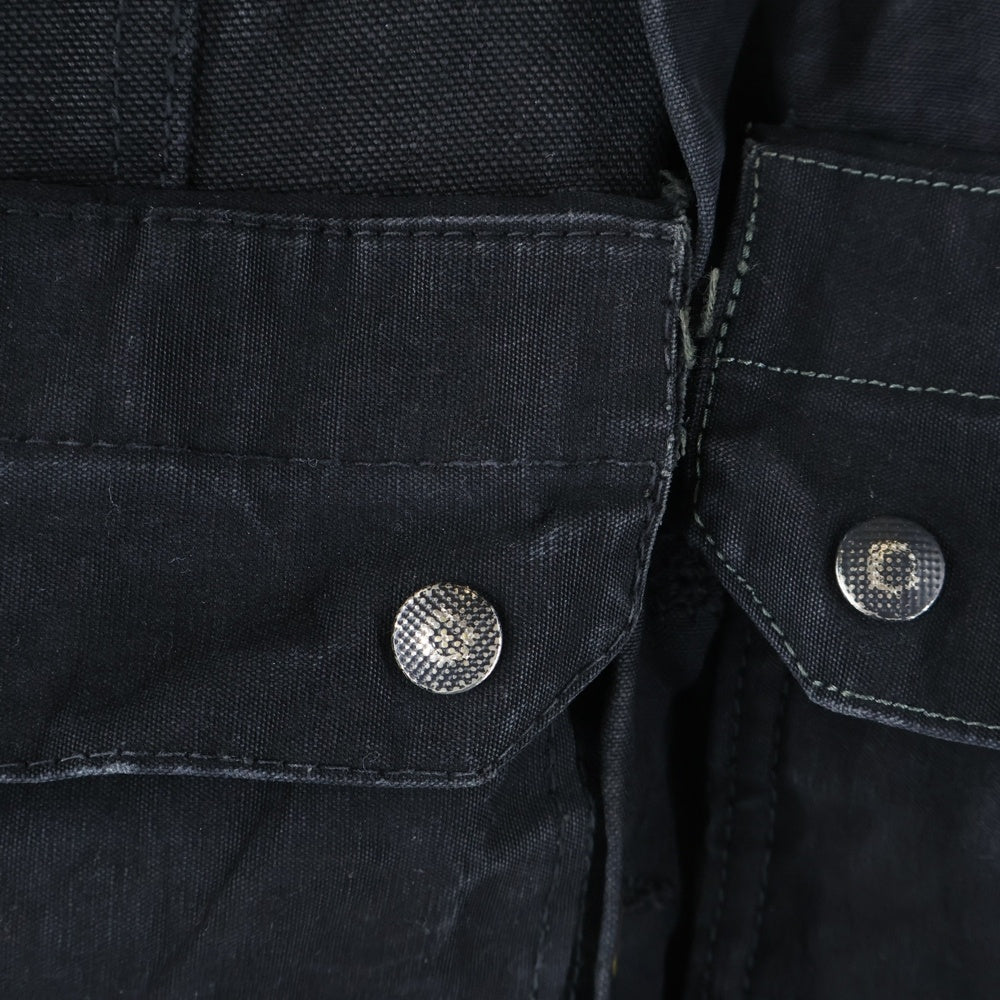 BLACKFIST(ブラックフィスト) バック刺繍 マルチポケット デニムジャケット ブラック