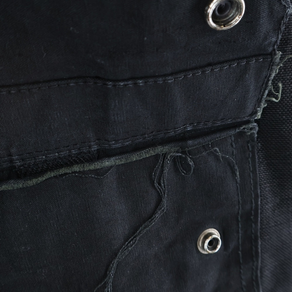 BLACKFIST(ブラックフィスト) バック刺繍 マルチポケット デニムジャケット ブラック