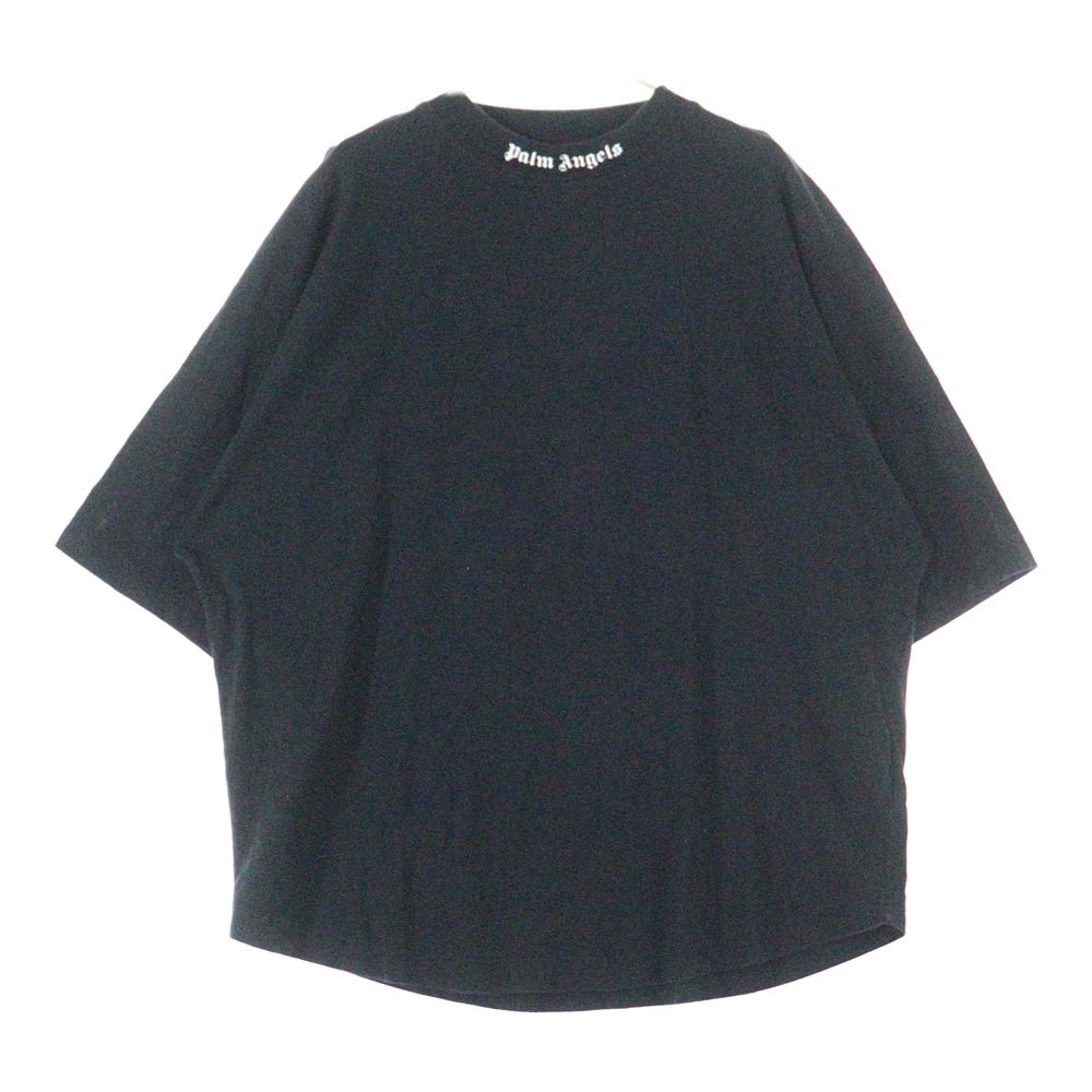 Palm Angels(パームエンジェルス) バックロゴ半袖Tシャツ ブラック PMAA002C99JER001