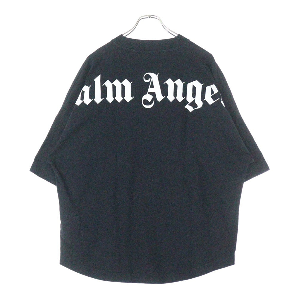 Palm Angels(パームエンジェルス) バックロゴ半袖Tシャツ ブラック PMAA002C99JER001