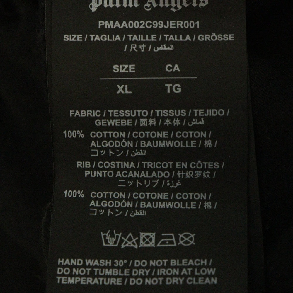 Palm Angels(パームエンジェルス) バックロゴ半袖Tシャツ ブラック PMAA002C99JER001