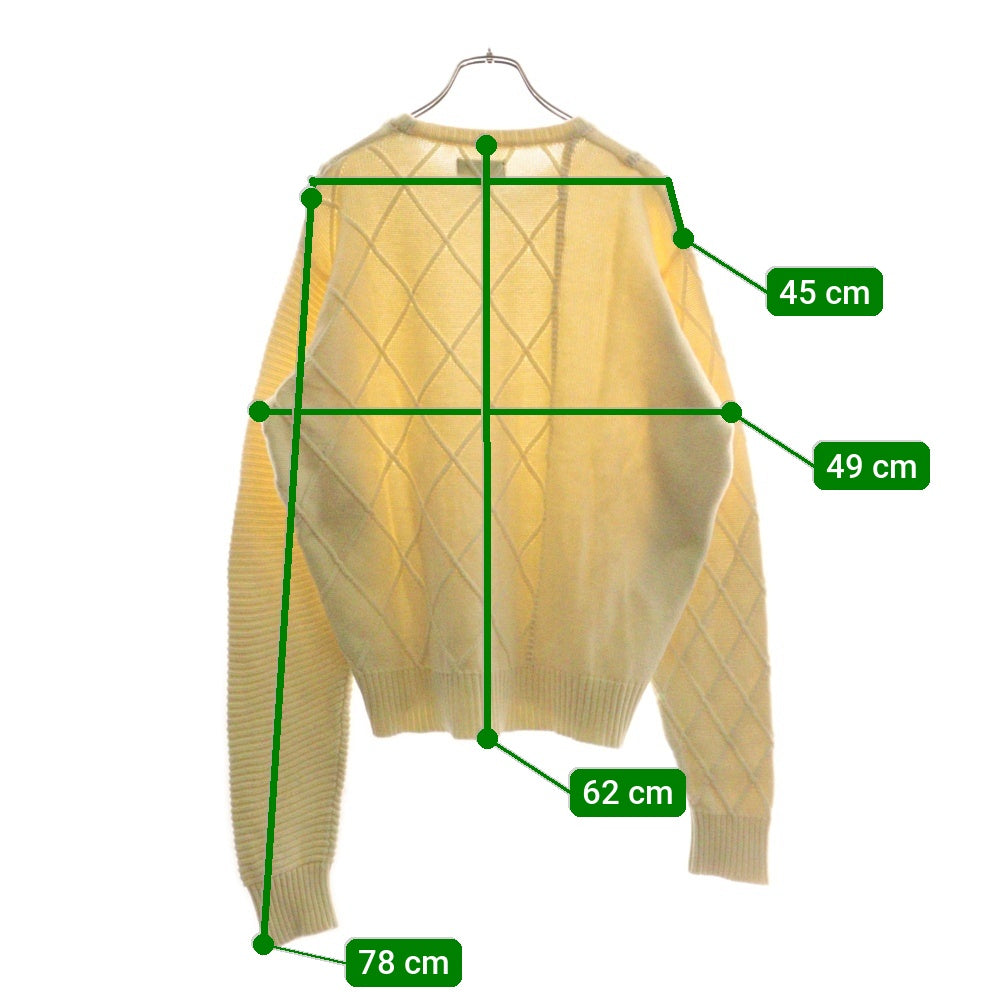 STUSSY(ステューシー) クルーネックニット セーター ベージュ