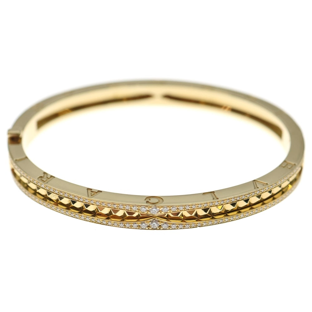 BVLGARI(ブルガリ) B.zero1 ビーゼロワン ダイヤブレスレット K18YG 30g ゴールド