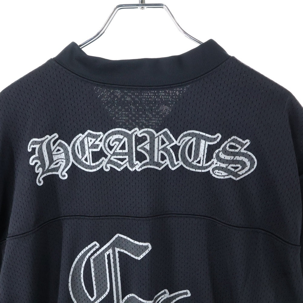 CHROME HEARTS(クロムハーツ) MESH WARM UP JERSEY TEE CHプリントメッシュジャージー半袖Tシャツ ブラック