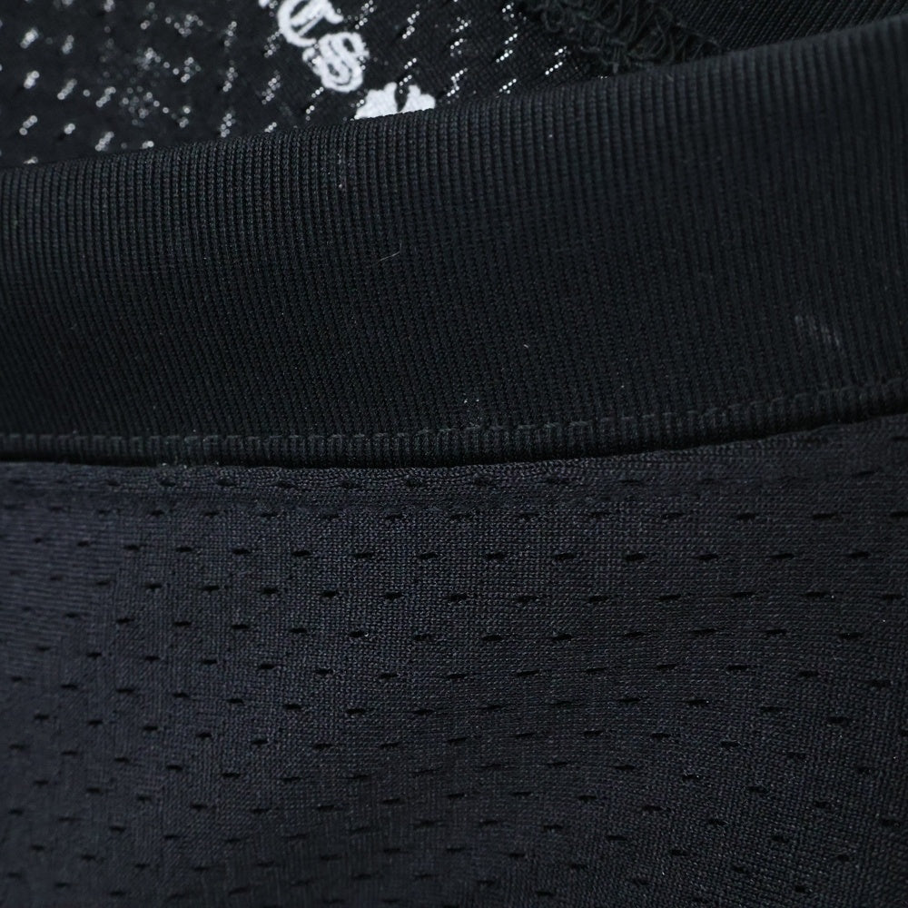 CHROME HEARTS(クロムハーツ) MESH WARM UP JERSEY TEE CHプリントメッシュジャージー半袖Tシャツ ブラック