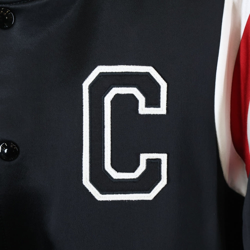 CELINE(セリーヌ) Cパッチ サテン ボンバージャケット ブルゾン ブラック 2W867532T