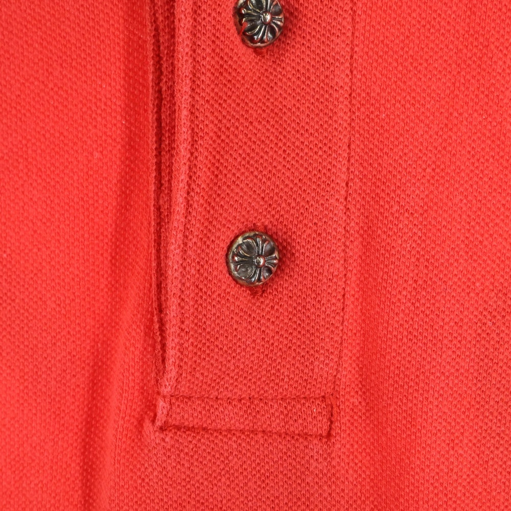 CHROME HEARTS(クロムハーツ) ×MATTY BOY STAFF POLO SHIRTS マッティボーイ スタッフ限定 半袖ポロシャツ レッド