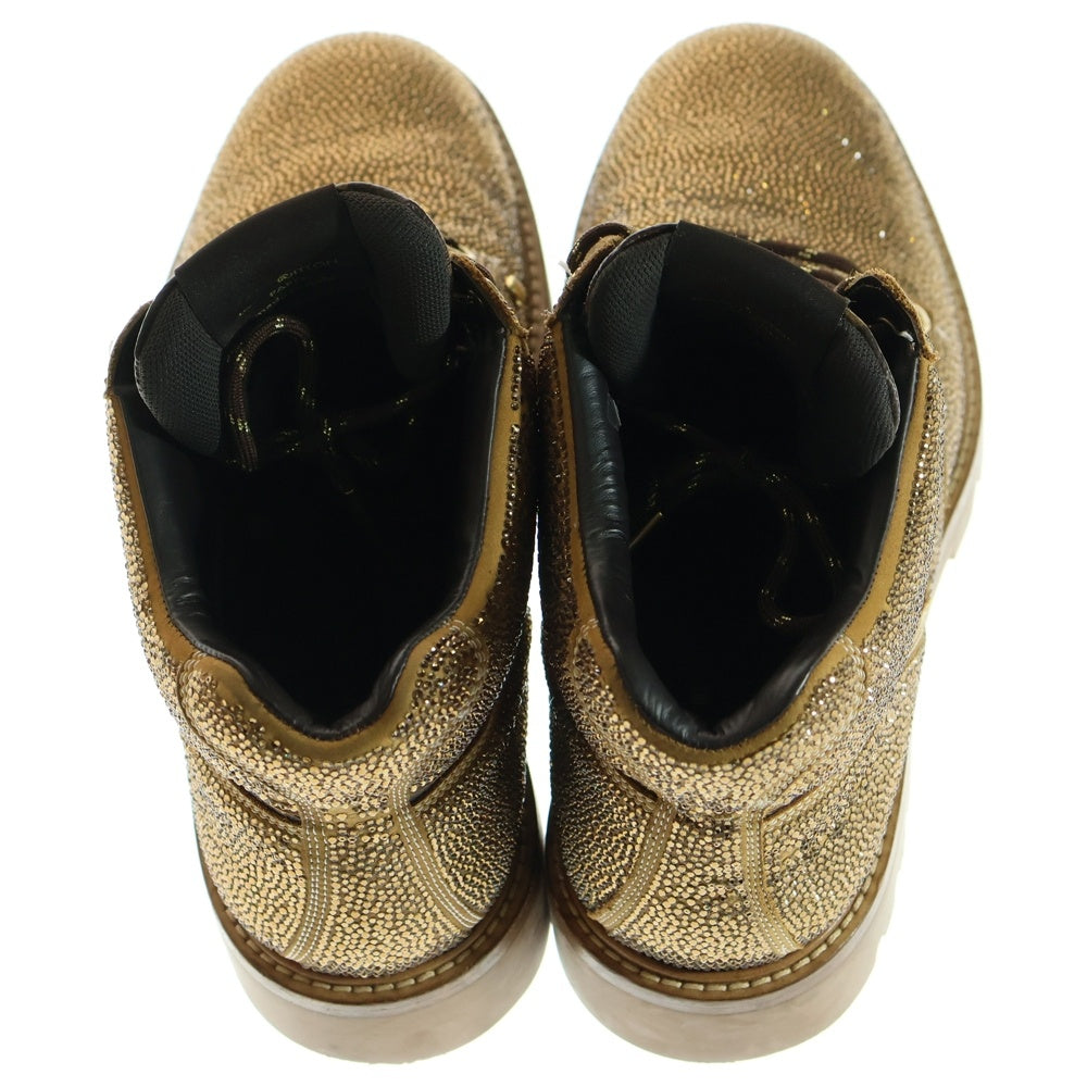 LOUIS VUITTON(ルイヴィトン) オーベルカンフ スワロフスキー ハイカットスニーカー ブラウン