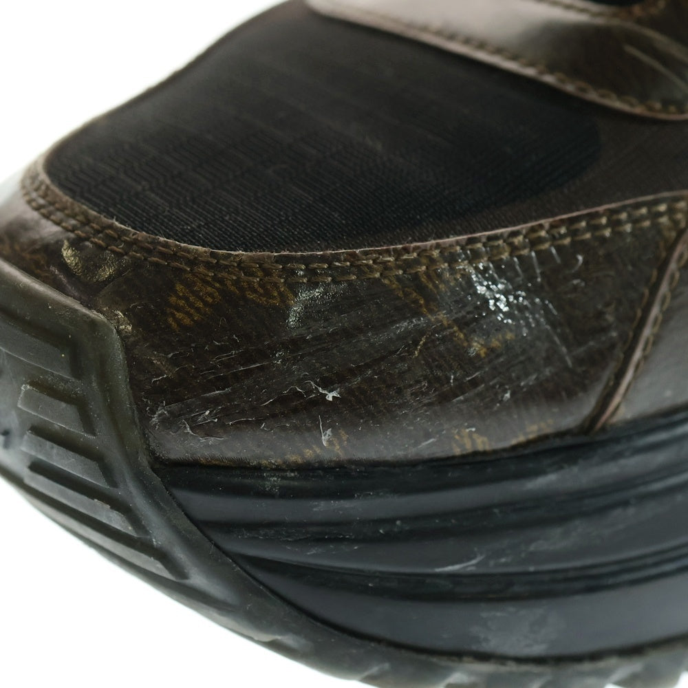 LOUIS VUITTON(ルイヴィトン) ランアウェイ パルスライン モノグラム ローカットスニーカー ブラウン