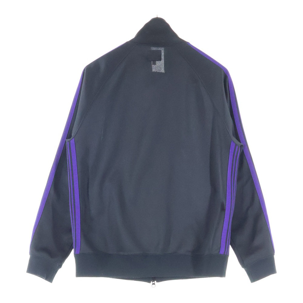 Needles(ニードルス) パピヨン刺繍 アームライン トラックジャケット スウェット ブラック LQ385