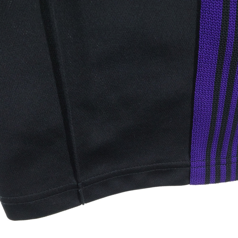 Needles(ニードルス) パピヨン刺繍 サイドライン トラックパンツ スウェットパンツ ブラック NS1622