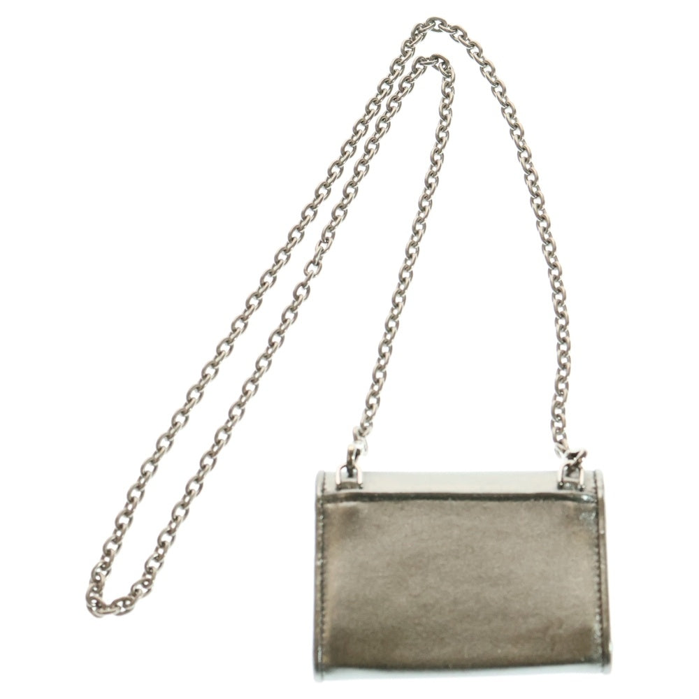 miumiu(ミュウミュウ) チェーン付き カードケース シルバー 5MRO30