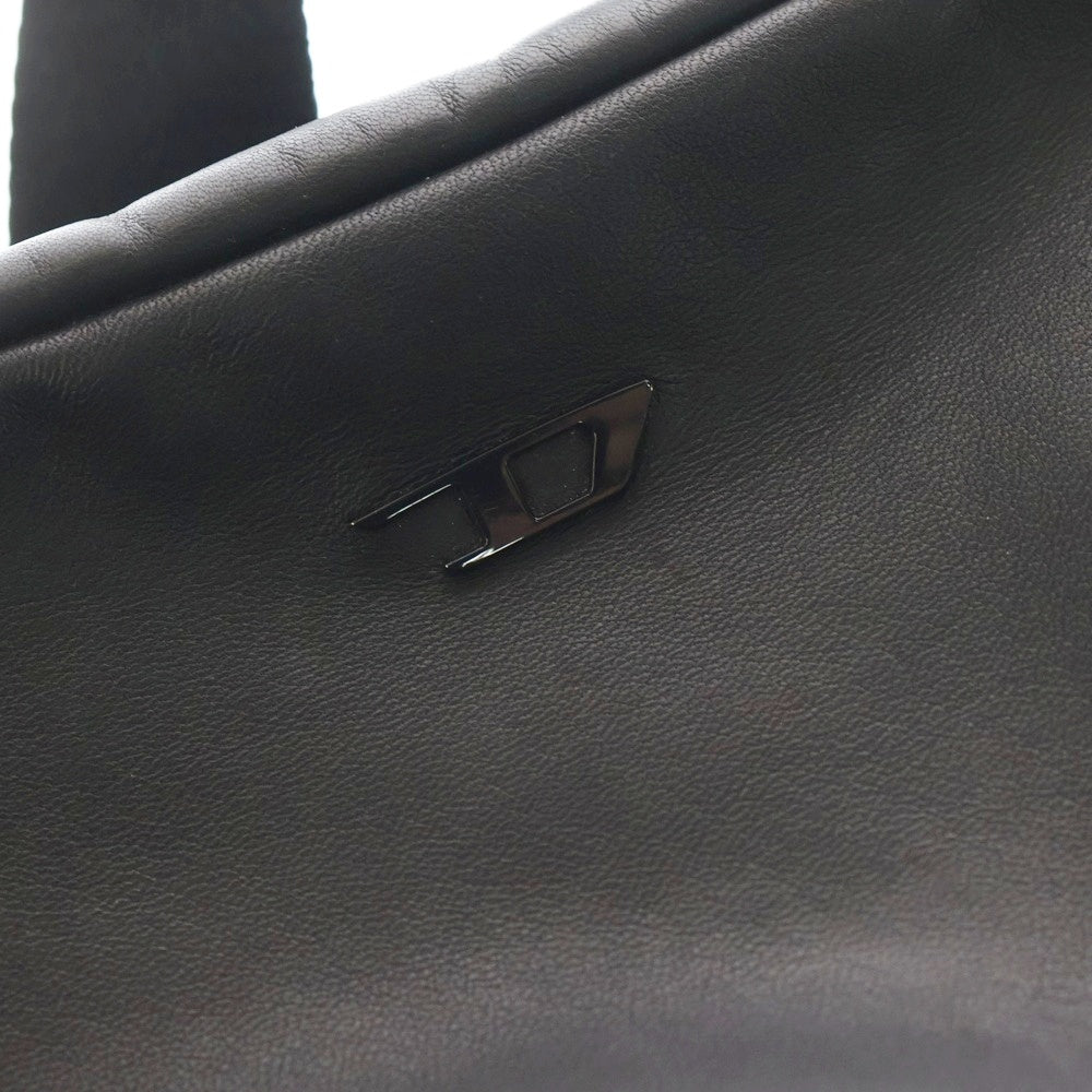 DIESEL(ディーゼル) Dロゴ レザーショルダーバッグ ブラック X10242 X10242