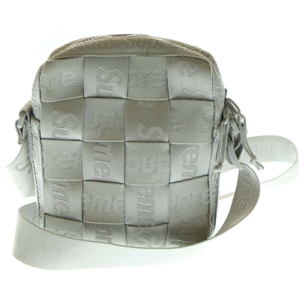 SUPREME(シュプリーム) 24SS Woven Shoulder Bag ウーブン ショルダーバッグ グレー