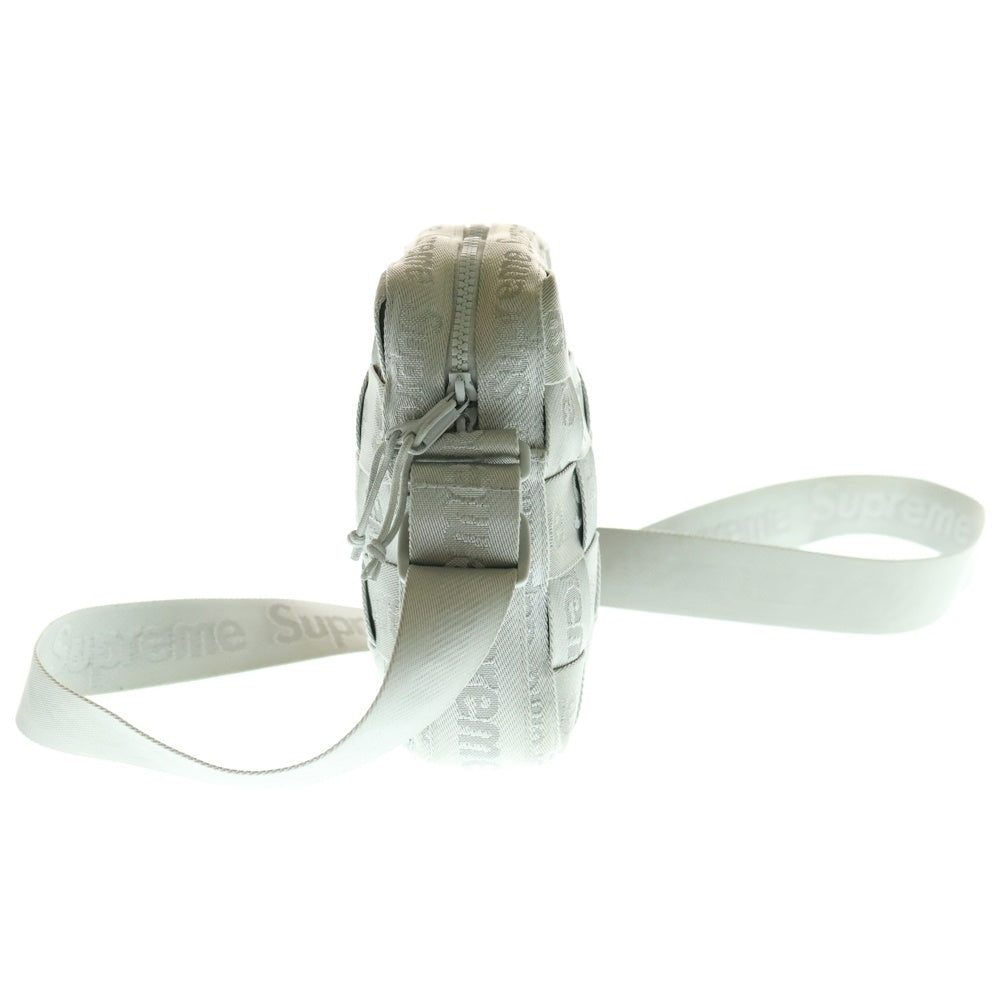 SUPREME(シュプリーム) 24SS Woven Shoulder Bag ウーブン ショルダーバッグ グレー