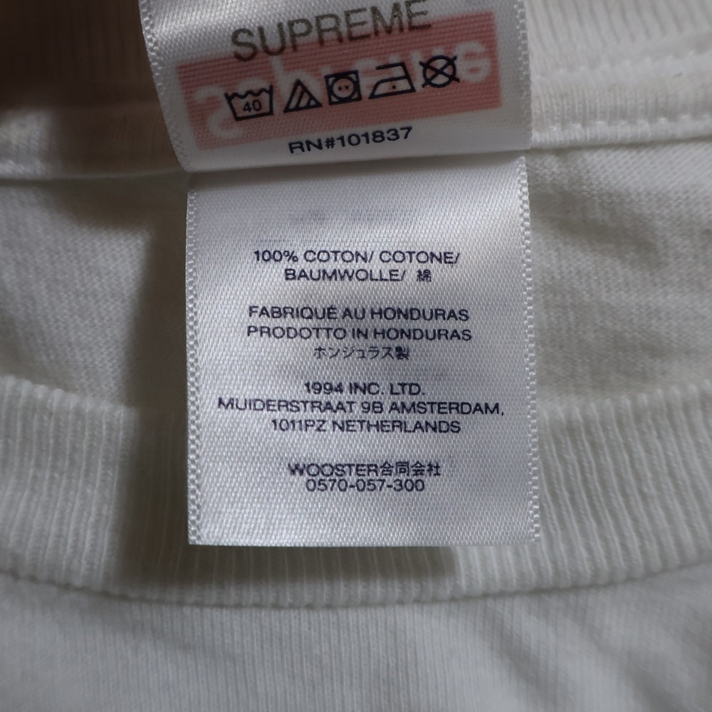 SUPREME(シュプリーム) 25SS Bear Tee ベアープリント クルーネック半袖Tシャツ カットソー ホワイト