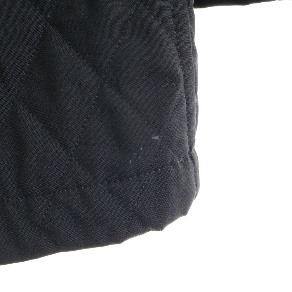 COMME des GARCONS HOMME PLUS(コムデギャルソンオムプリュス) キルティングデザイン ダッフルコート ブラック PL-C008