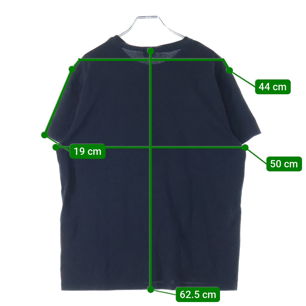 CELINE(セリーヌ) フロントロゴ クルーネック半袖Tシャツ カットソー ブラック 2X308916G