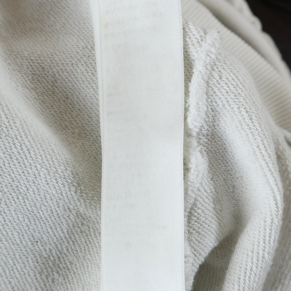 CELINE(セリーヌ) 21AW バックロゴプリント ルーズ ジップアップパーカー フーディー ホワイト 2Y496052H