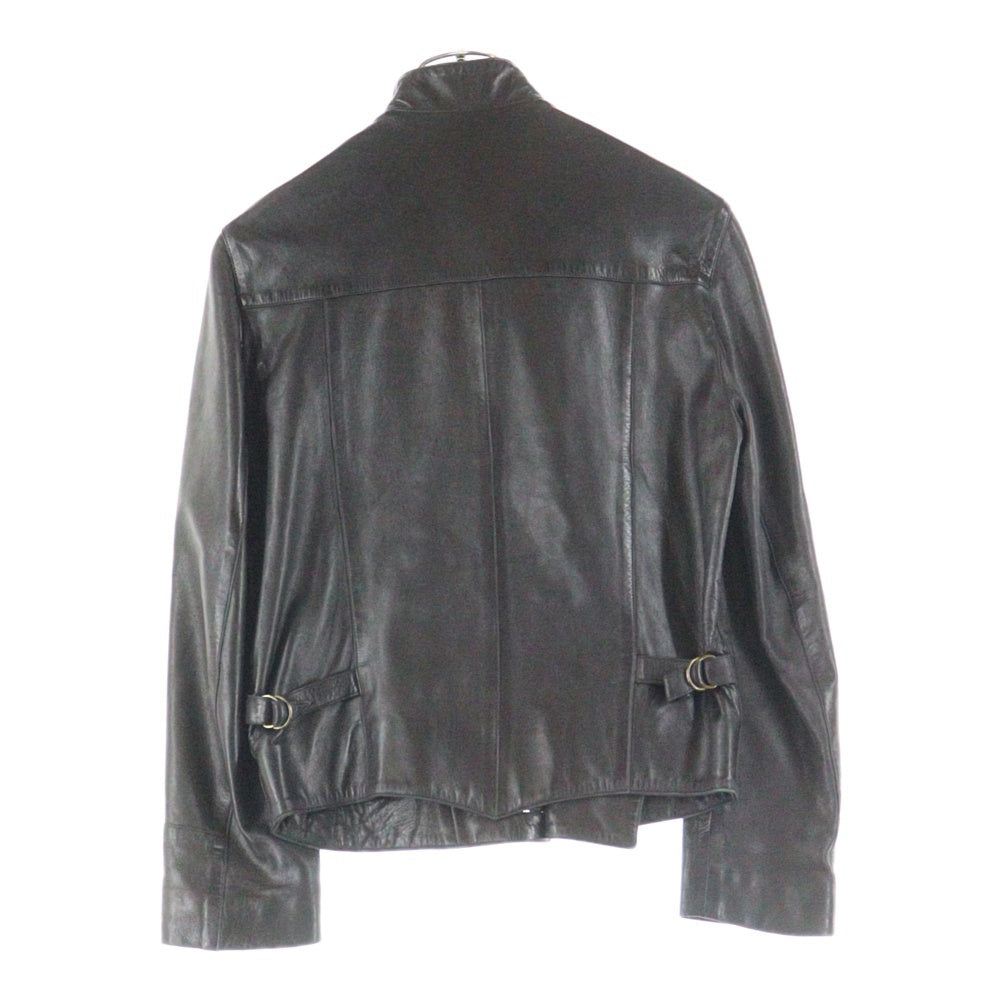 agnes b.(アニエスベー) フィフルレザージャケット ラムレザージャケット 38