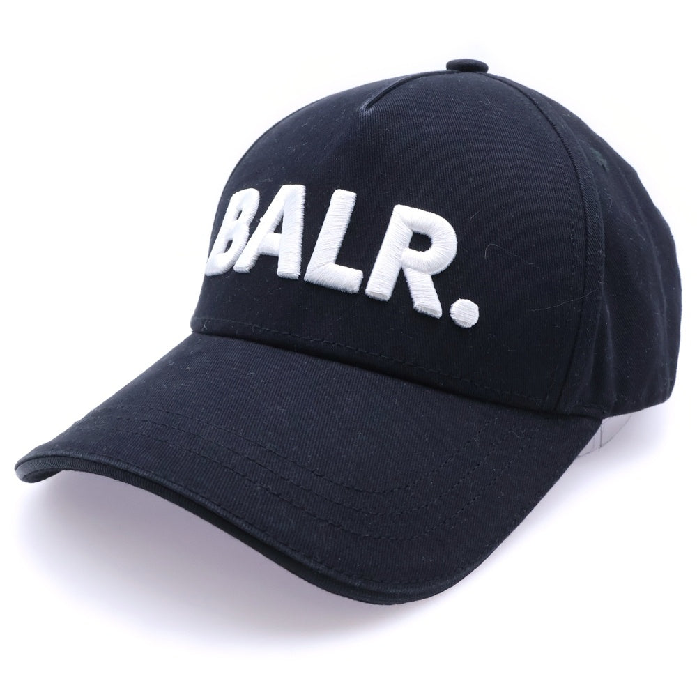 BALR.(ボーラー) ロゴ刺繍キャップ ブラック