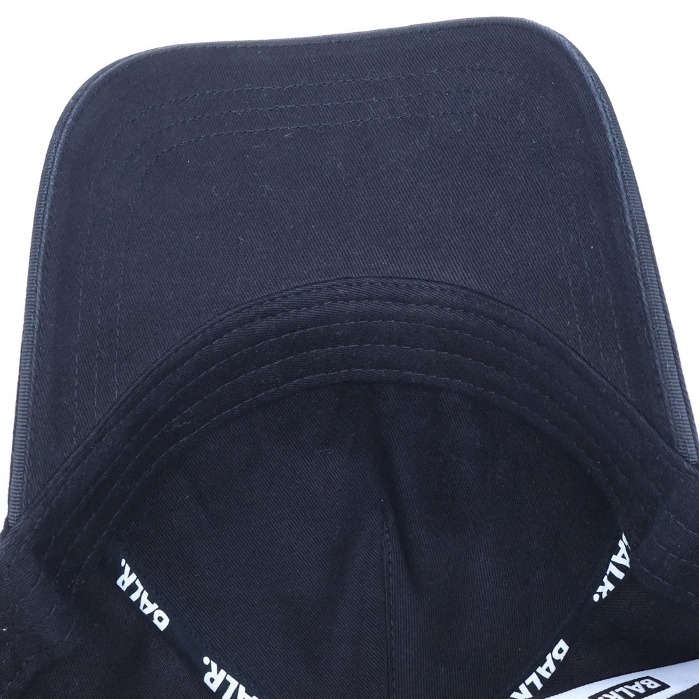 BALR.(ボーラー) ロゴ刺繍キャップ ブラック