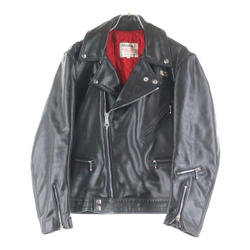 Lewis Leathers(ルイスレザー) CYCLONE サイクロン カウハイド レギュラーフィット ダブルライダースジャケット ブラック