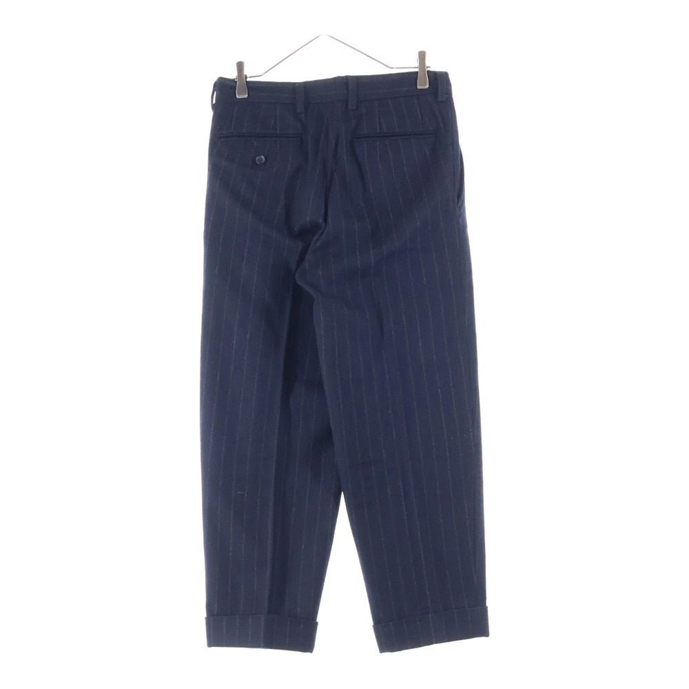 kolor(カラー) ウールストライプセットアップスーツ ネイビー 12WCM-J07104