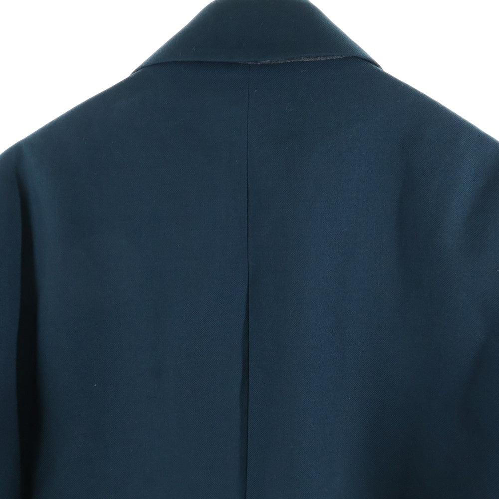 NAMACHEKO(ナマチェコ) 襟元ダメージ加工テーラードジャケット グリーン