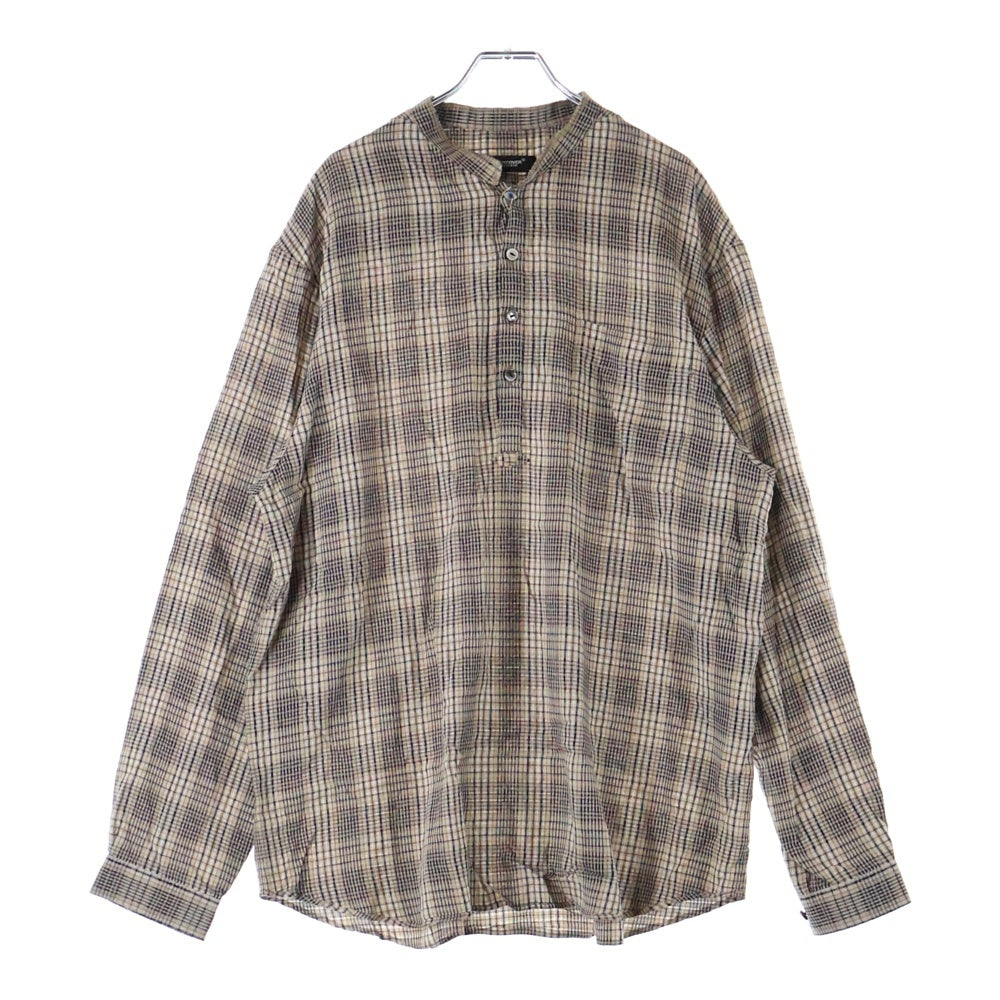 UNDERCOVER(アンダーカバー) 25AW レーヨンプルオーバーシャツ ブラウン UC2E4402-3