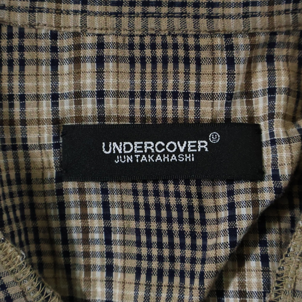 UNDERCOVER(アンダーカバー) 25AW レーヨンプルオーバーシャツ ブラウン UC2E4402-3