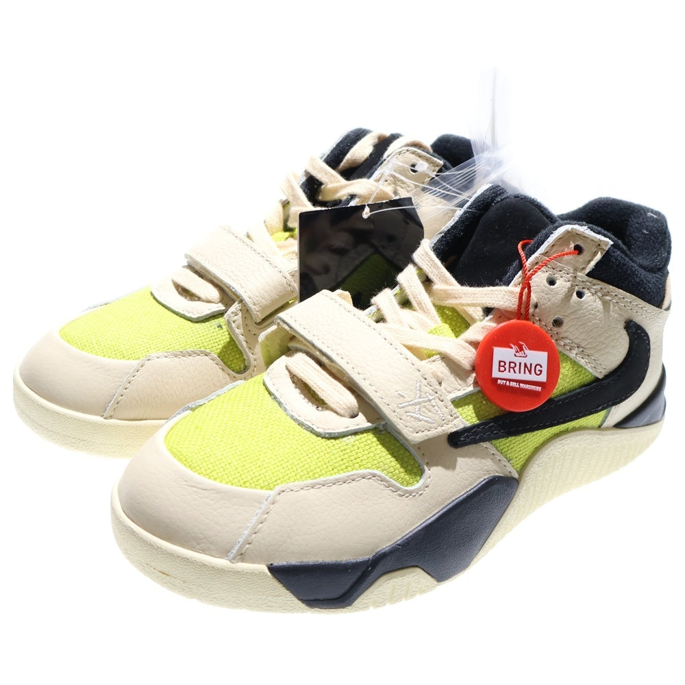 NIKE(ナイキ) ×Travis Scott JUMPMAN JACK TR (PS) MUSLIN ジョーダン ジャンプマン ジャック ローカットスニーカー KIDS キッズ イエロー/ホワイト FJ2851-102