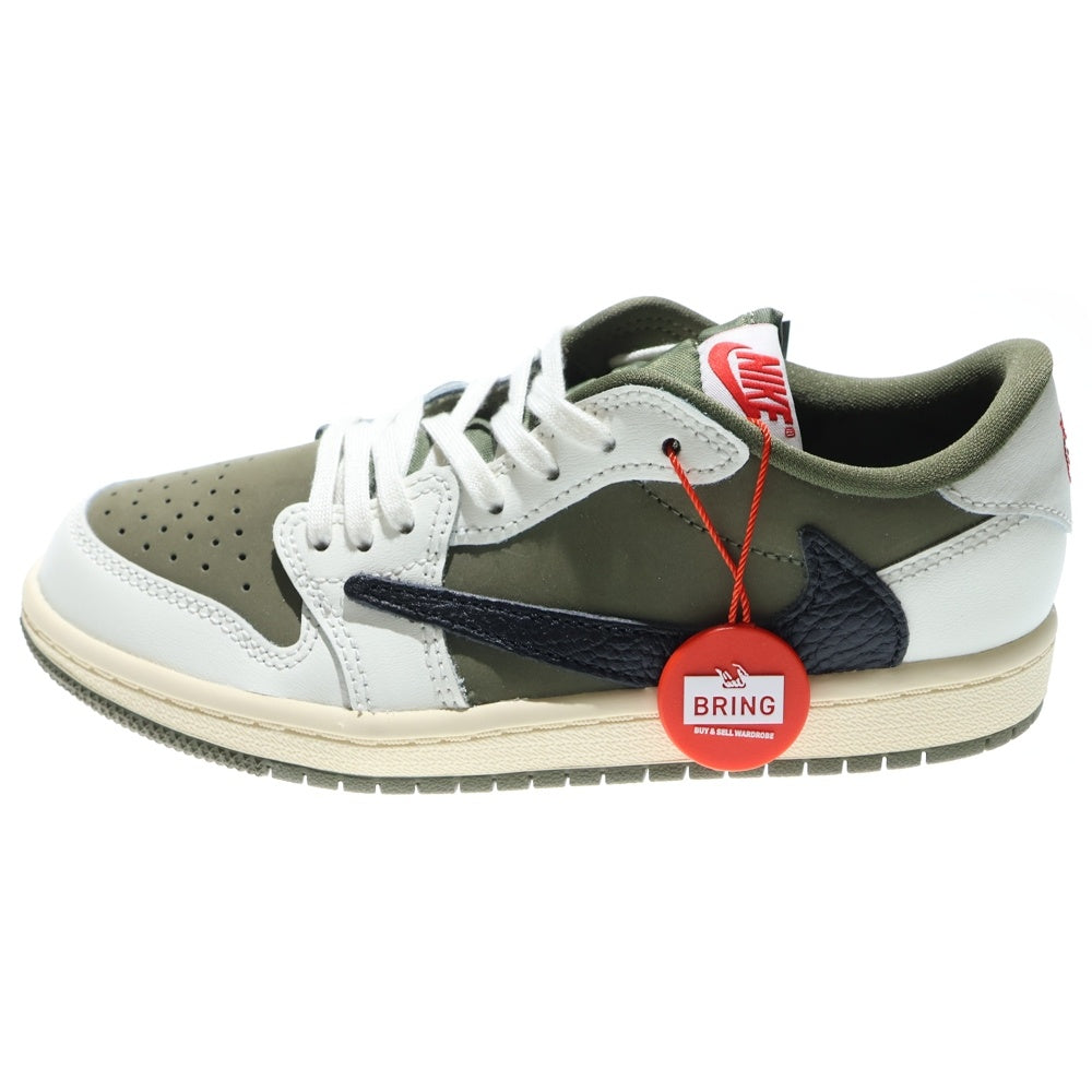NIKE(ナイキ) ×Travis Scott PS Air Jordan 1 Low OG SP エアジョーダン1 ローカットスニーカー キッズ オリーブ DO5442-200