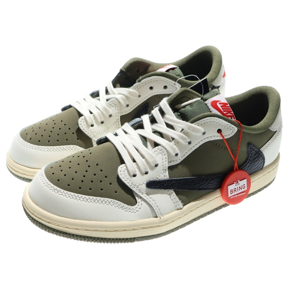 NIKE(ナイキ) ×Travis Scott PS Air Jordan 1 Low OG SP エアジョーダン1 ローカットスニーカー キッズ オリーブ DO5442-200