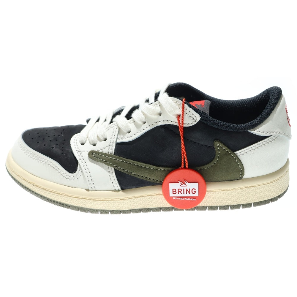 NIKE(ナイキ) ×Travis Scott Nike PS Air Jordan 1 Low OG Medium Olive エアジョーダン1 ローカットスニーカー オリーブ DZ5909-106